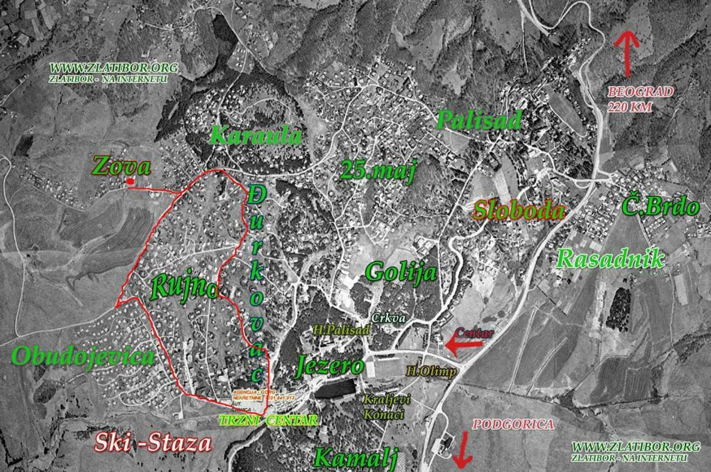 Apartmani Nova Zova ซลาตีบอร์ ภายนอก รูปภาพ